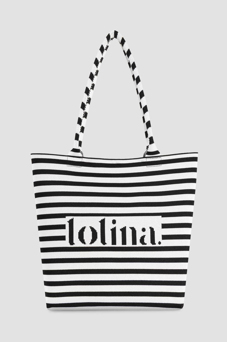 BOLSO TIPO TOTE DE PUNTO JACQUARD LOLINA