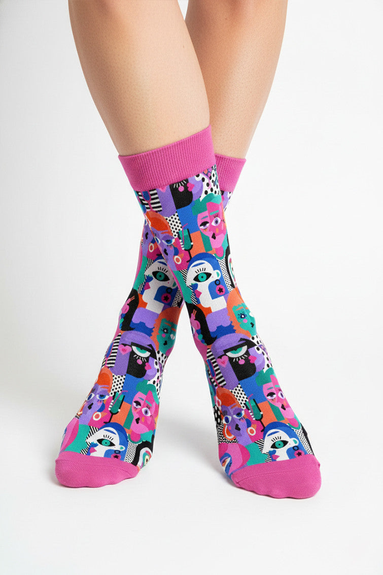 CALCETINES ESTAMPADOS ImPERFECTA LOLINA