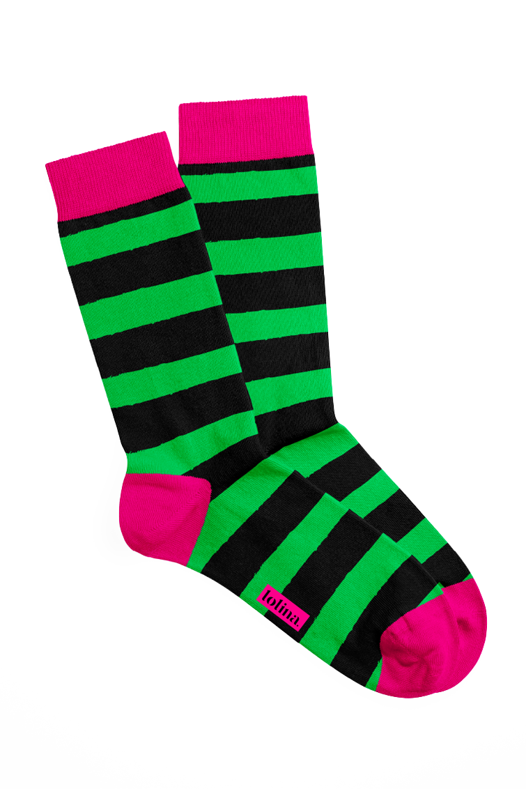 CALCETINES MÁS RARA QUE UN PERRO VERDE LOLINA