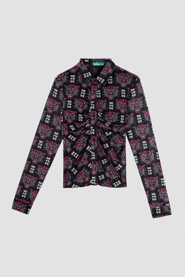 CAMISA DE TUL YOU´RE GONNA HEAR ME ROAR LOLINA