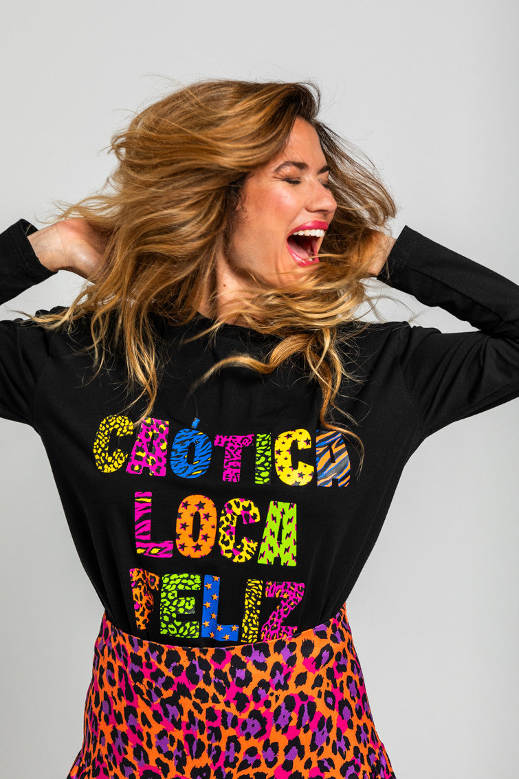CAMISETA OVERSIZE DE ESTAMPADO VARIADO ANIMAL PRINT LOLINA