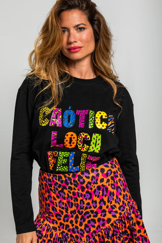 CAMISETA OVERSIZE DE ESTAMPADO VARIADO ANIMAL PRINT LOLINA