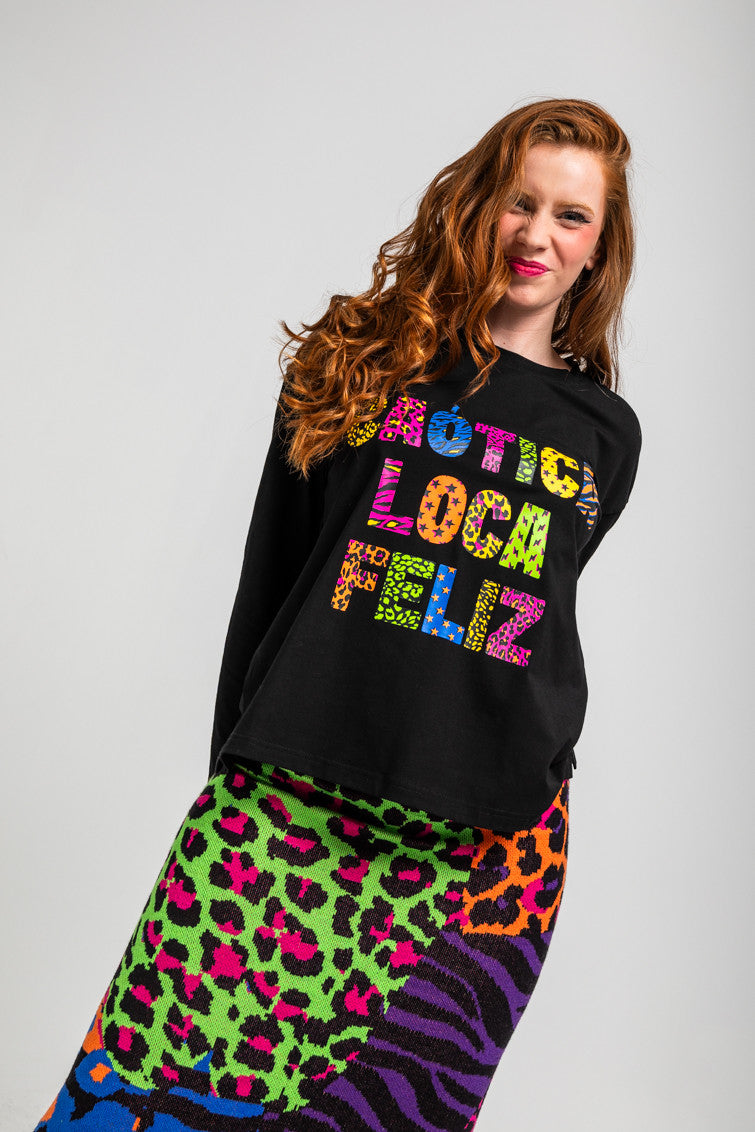 CAMISETA OVERSIZE DE ESTAMPADO VARIADO ANIMAL PRINT LOLINA