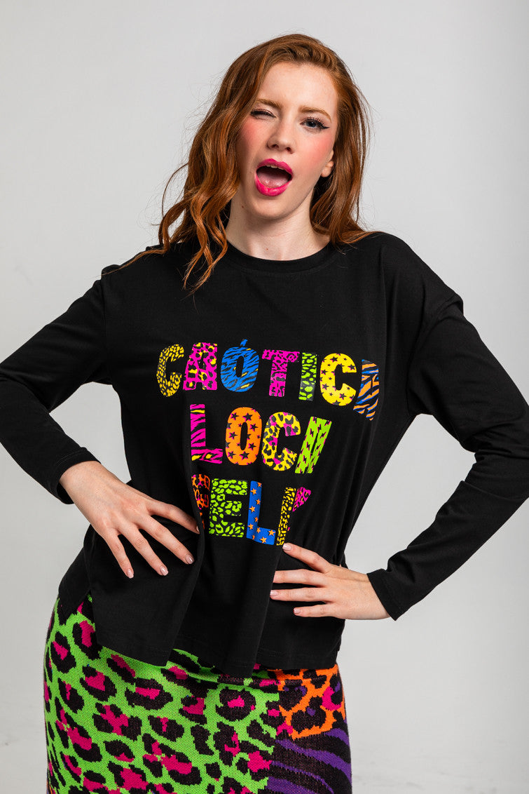 CAMISETA OVERSIZE DE ESTAMPADO VARIADO ANIMAL PRINT LOLINA