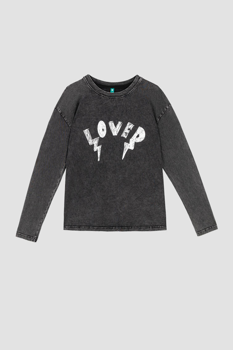 CAMISETA OVERSIZE ROCK AND ROLL LOLINA