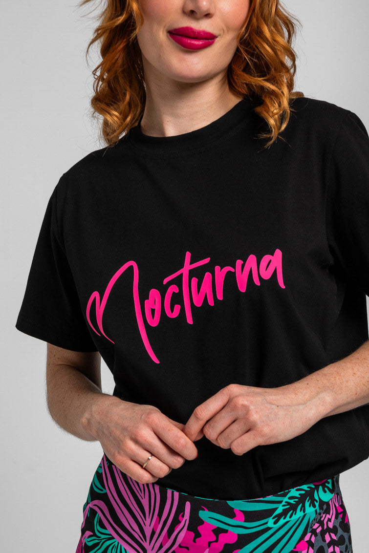 CAMISETA HOJAS Y PANTERAS NOCTURNA LOLINA