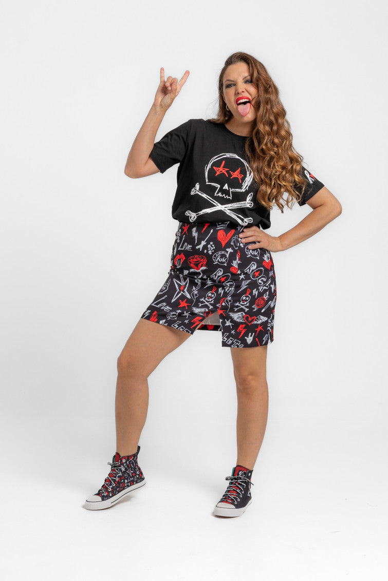 CAMISETA UNISEX ROCK AND ROLL LOLINA