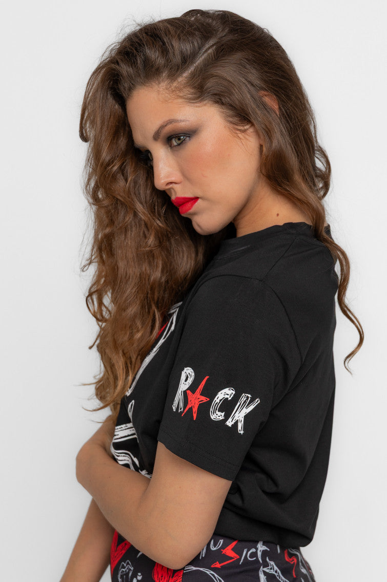 CAMISETA UNISEX ROCK AND ROLL LOLINA