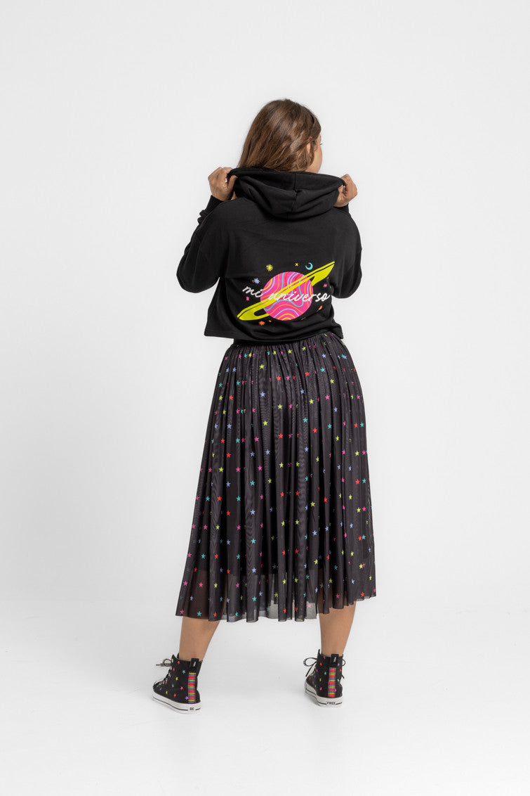 FALDA MIDI DE TUL CON VOLUMEN STARS LOLINA