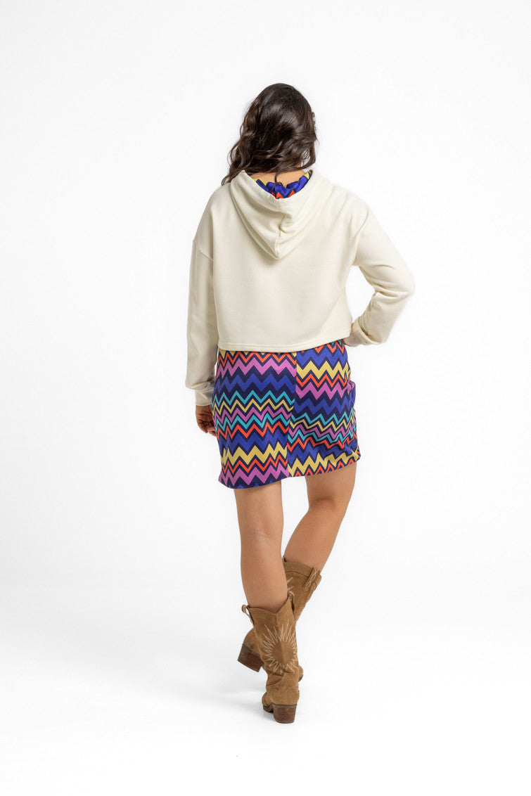 FALDA TRAPECIO PEACE LOLINA