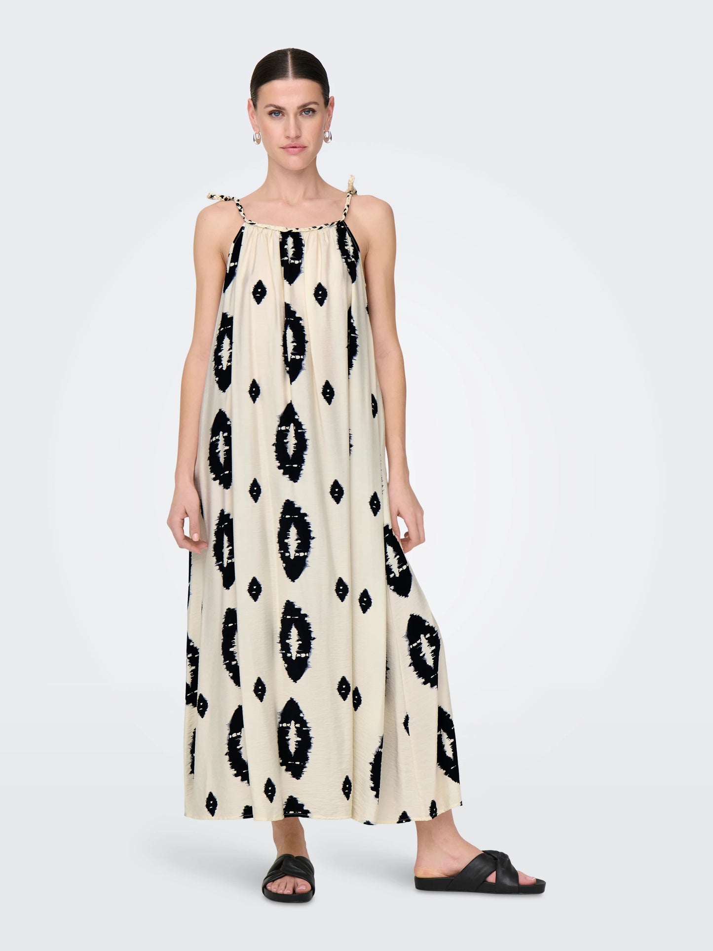 VESTIDO LARGO TIRANTE TRENZADO ONLY