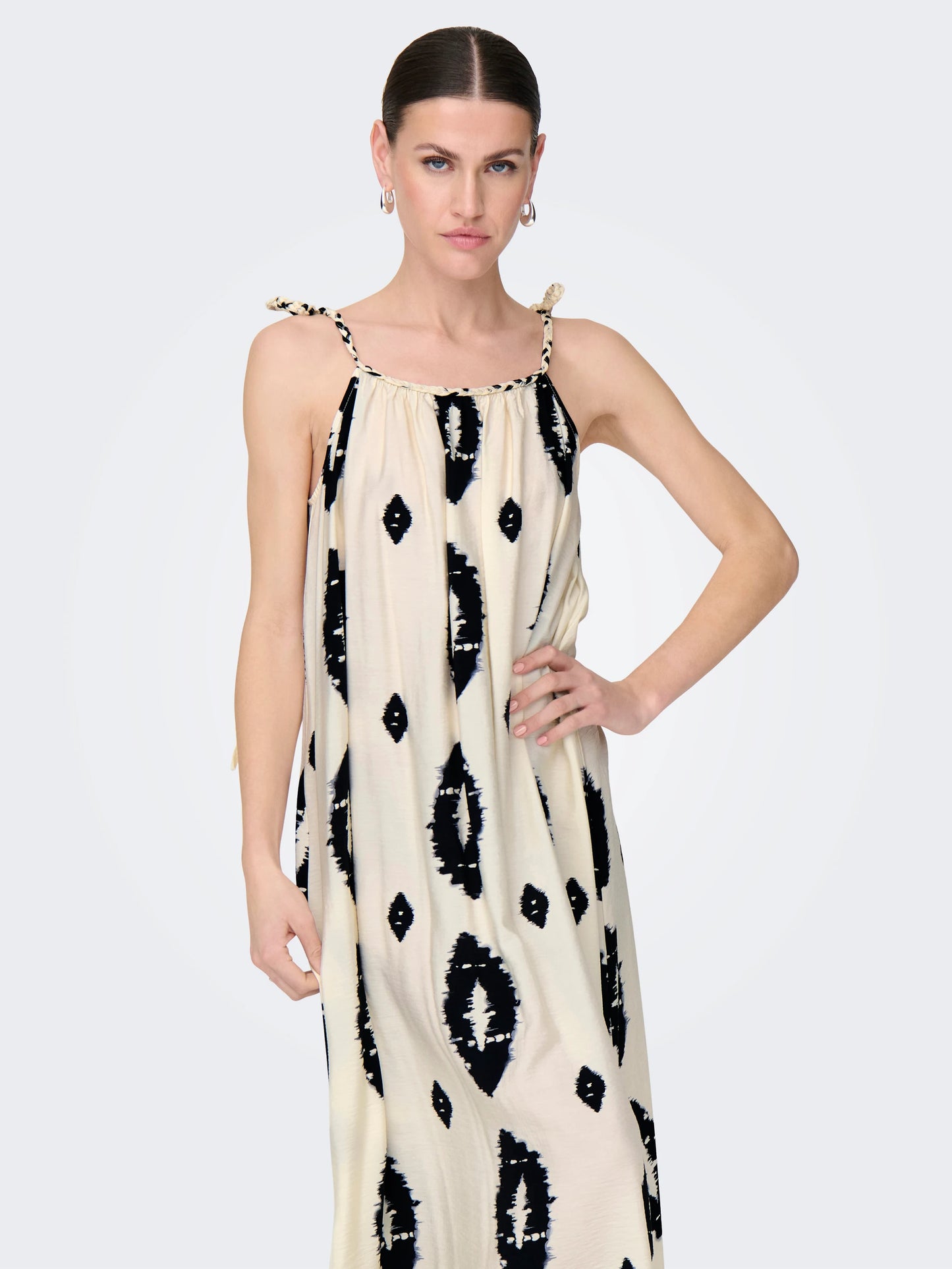 VESTIDO LARGO TIRANTE TRENZADO ONLY