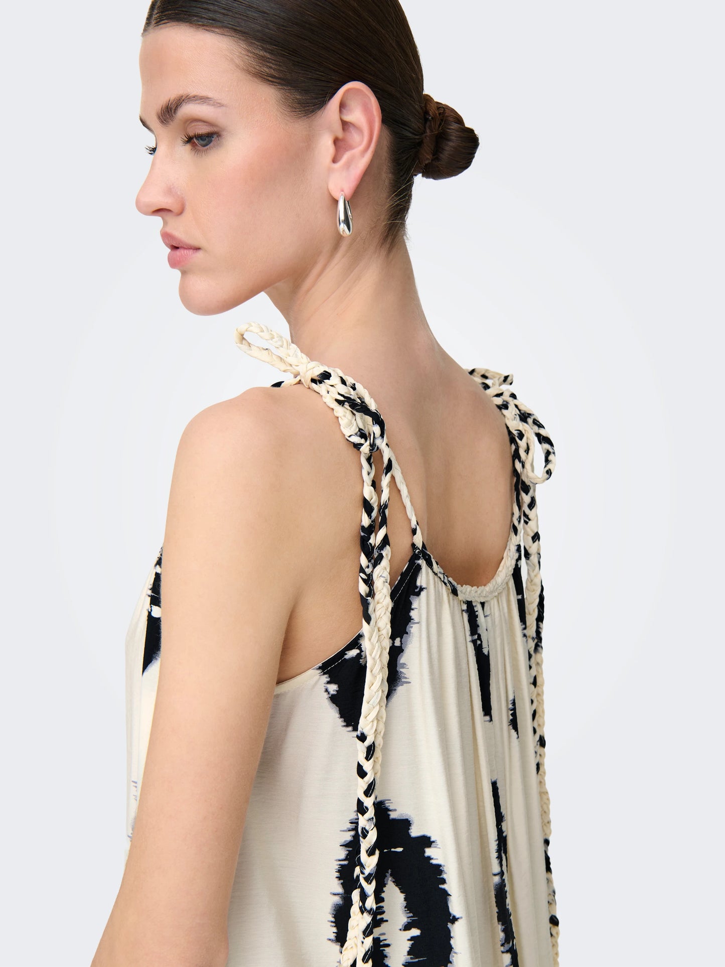 VESTIDO LARGO TIRANTE TRENZADO ONLY