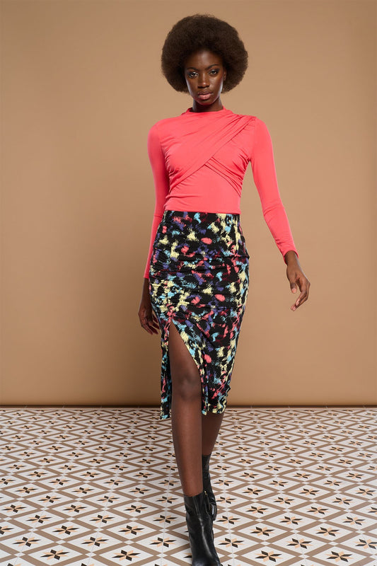 RED DIVA TOP MINUETO