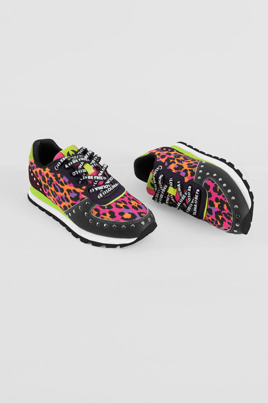 SNEAKERS ESTAMPADAS DE ANIMAL PRINT LOLINA