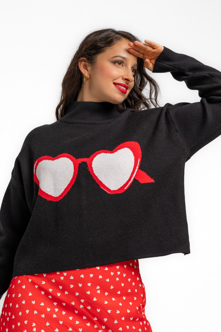 SUÉTER CROP ALL YOU NEED IS COFFEE LOLINA
