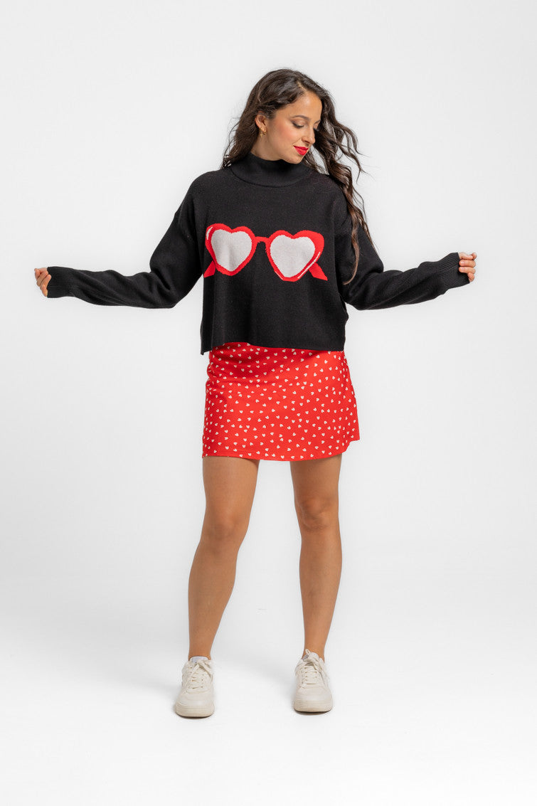 SUÉTER CROP ALL YOU NEED IS COFFEE LOLINA