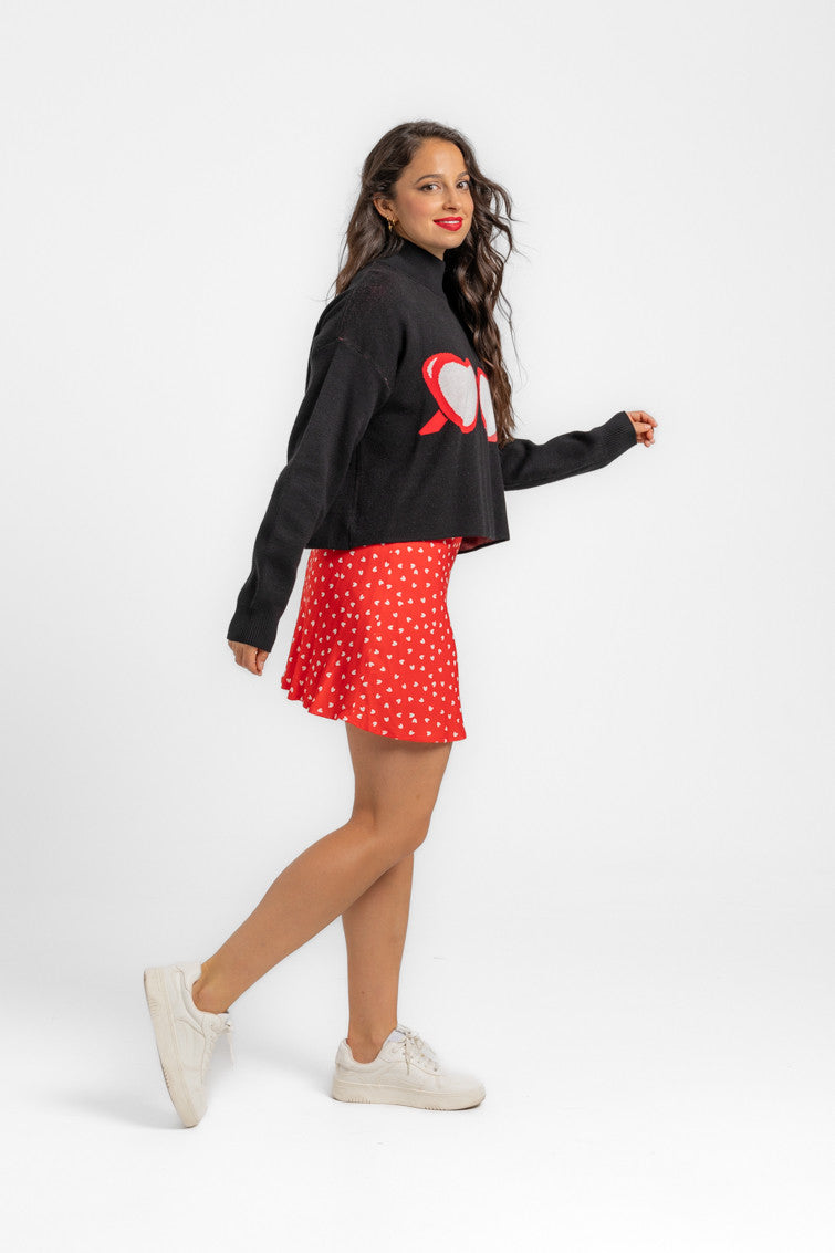 SUÉTER CROP ALL YOU NEED IS COFFEE LOLINA