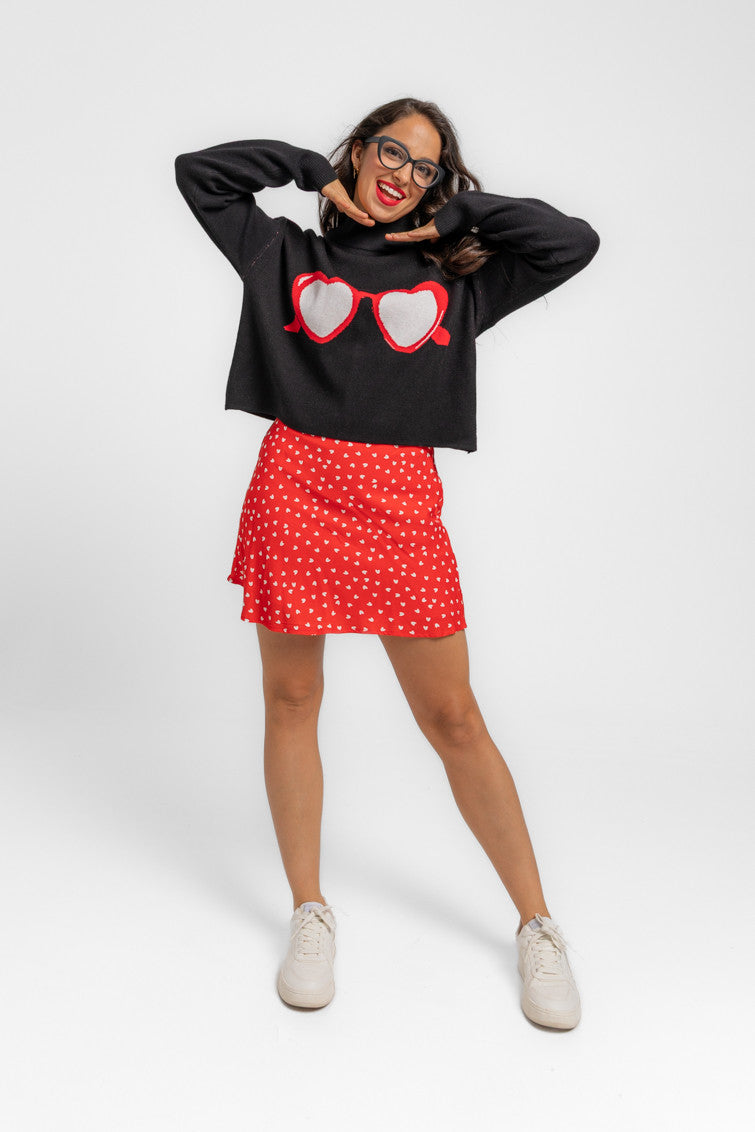 SUÉTER CROP ALL YOU NEED IS COFFEE LOLINA