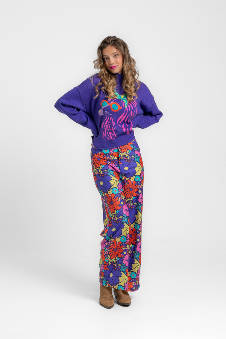 SUÉTER CROP PEACE LOLINA