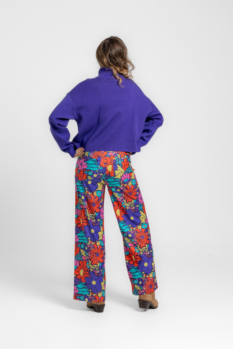 SUÉTER CROP PEACE LOLINA