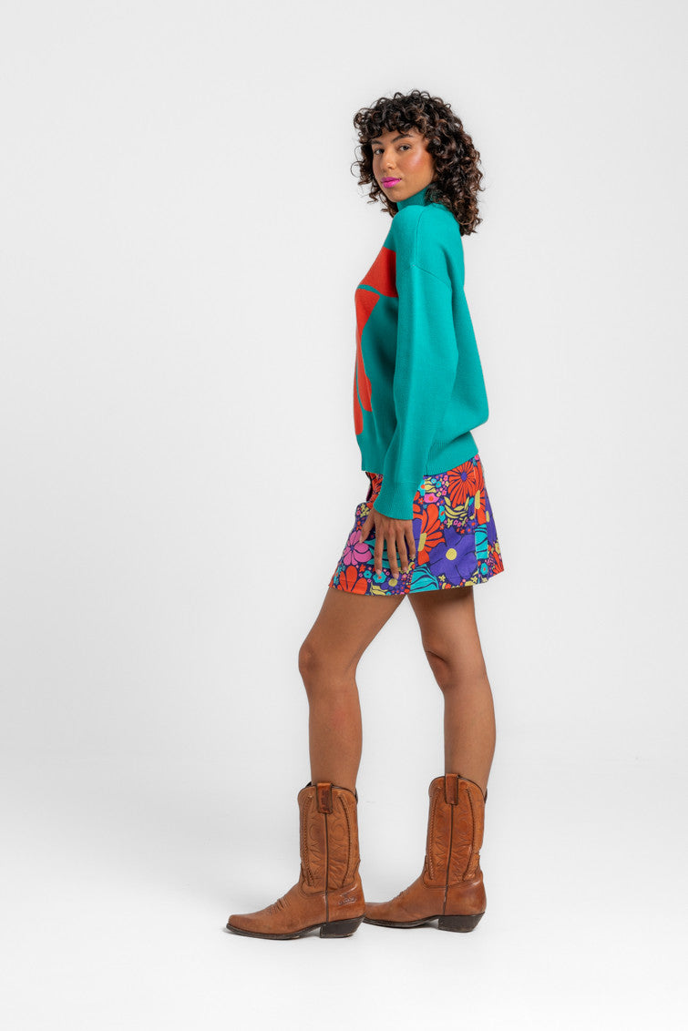 SUÉTER OVERSIZE LET IT BE LOLINA