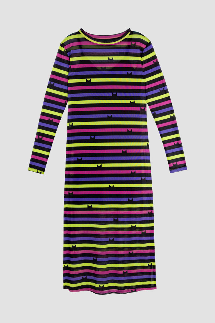 VESTIDO CAMISETA LA LOCA DE LOS GATOS LOLINA