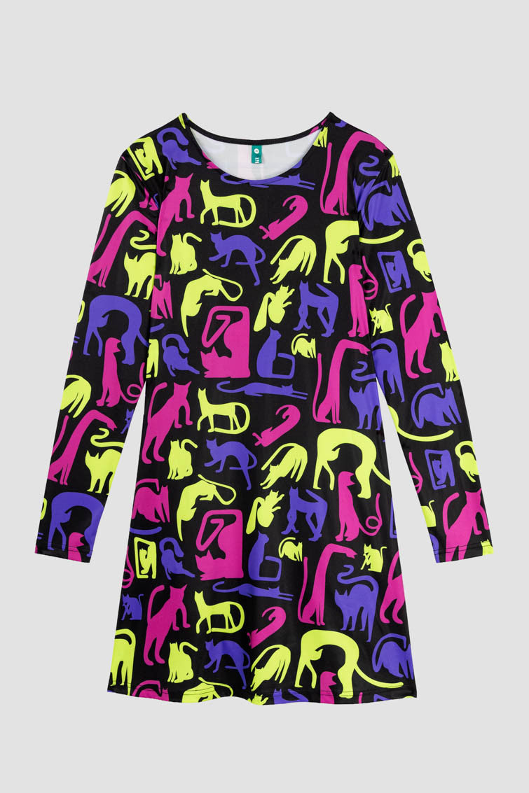 VESTIDO CORTE A LA LOCA DE LOS GATOS LOLINA