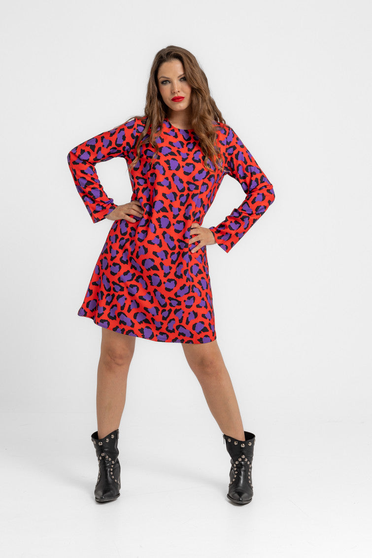 VESTIDO CORTE A ANIMAL INSTINCT LOLINA