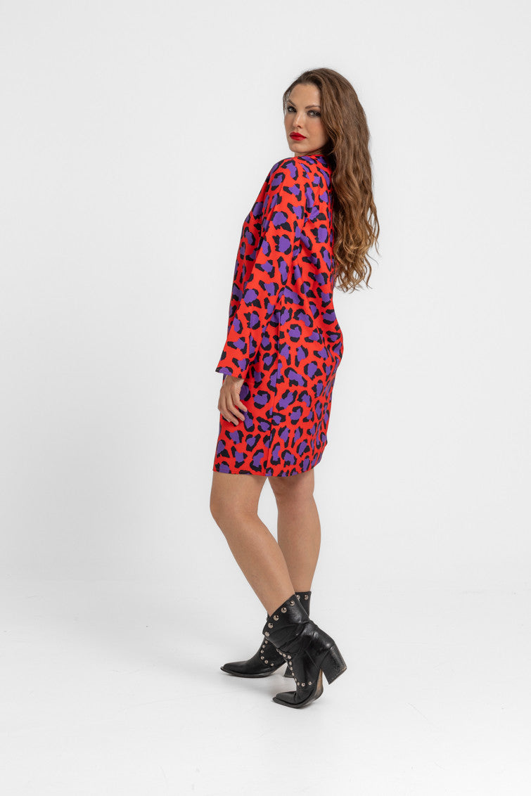 VESTIDO CORTE A ANIMAL INSTINCT LOLINA