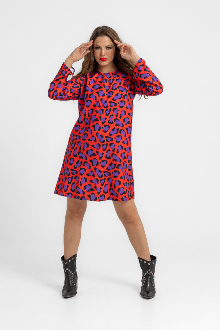 VESTIDO CORTE A ANIMAL INSTINCT LOLINA