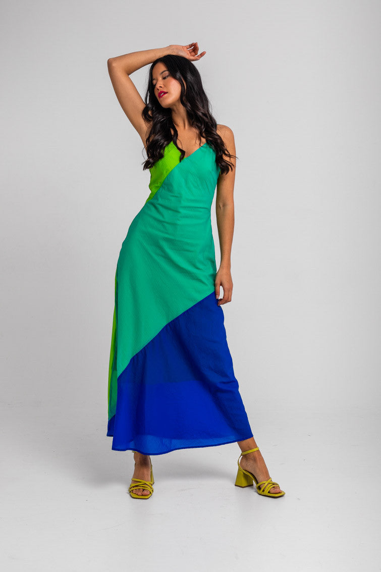 VESTIDO LARGO VUELO OUT MOF CANNON LOLINA