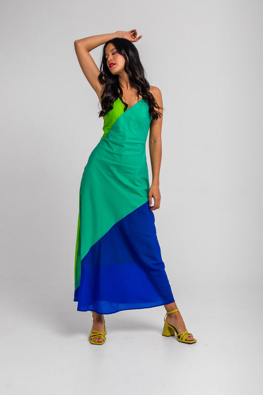 VESTIDO LARGO VUELO OUT MOF CANNON LOLINA
