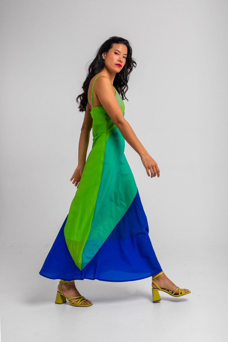 VESTIDO LARGO VUELO OUT MOF CANNON LOLINA