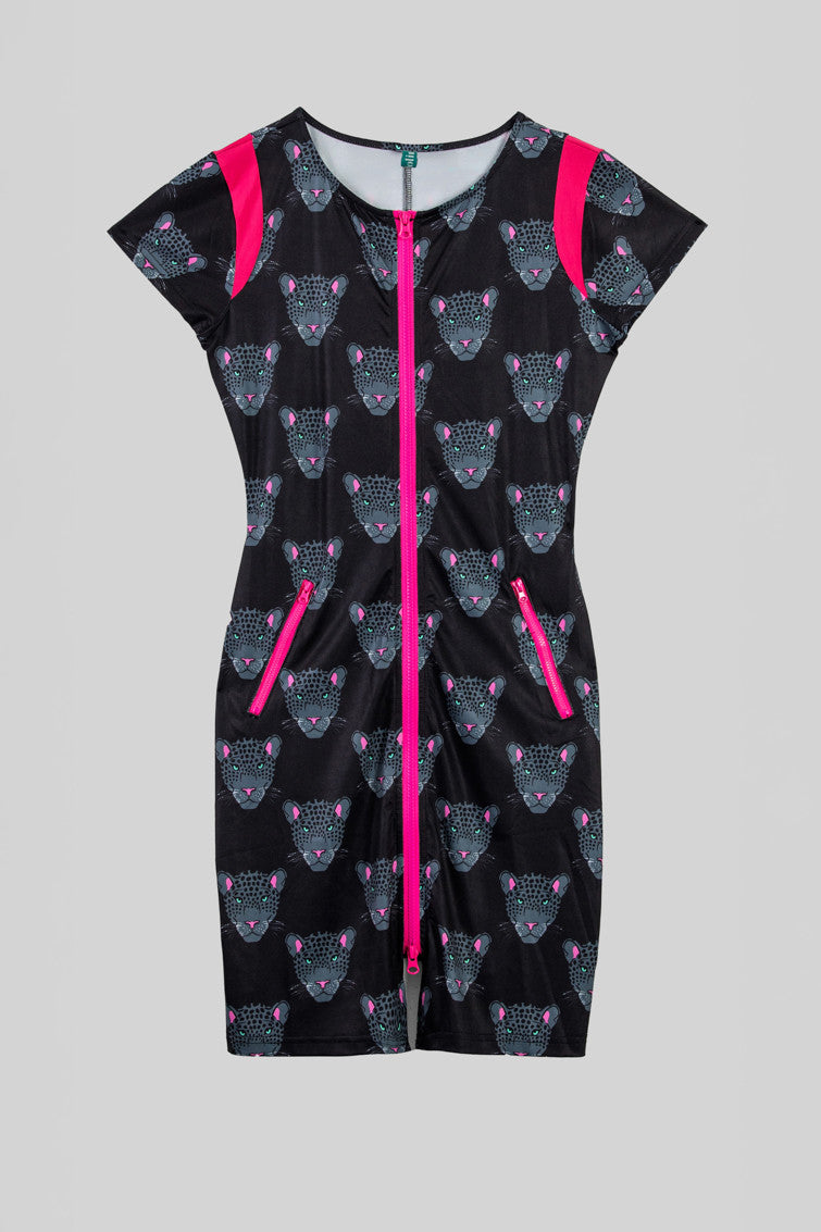 VESTIDO TUBO CREMALLERA NOCTURNA LOLINA