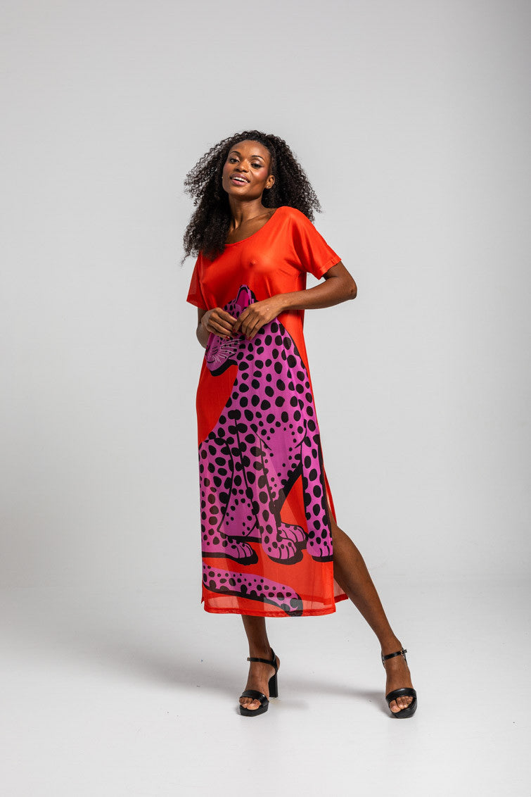VESTIDO TUL PINK PANTHER LOLINA