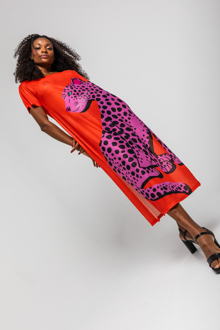 VESTIDO TUL PINK PANTHER LOLINA